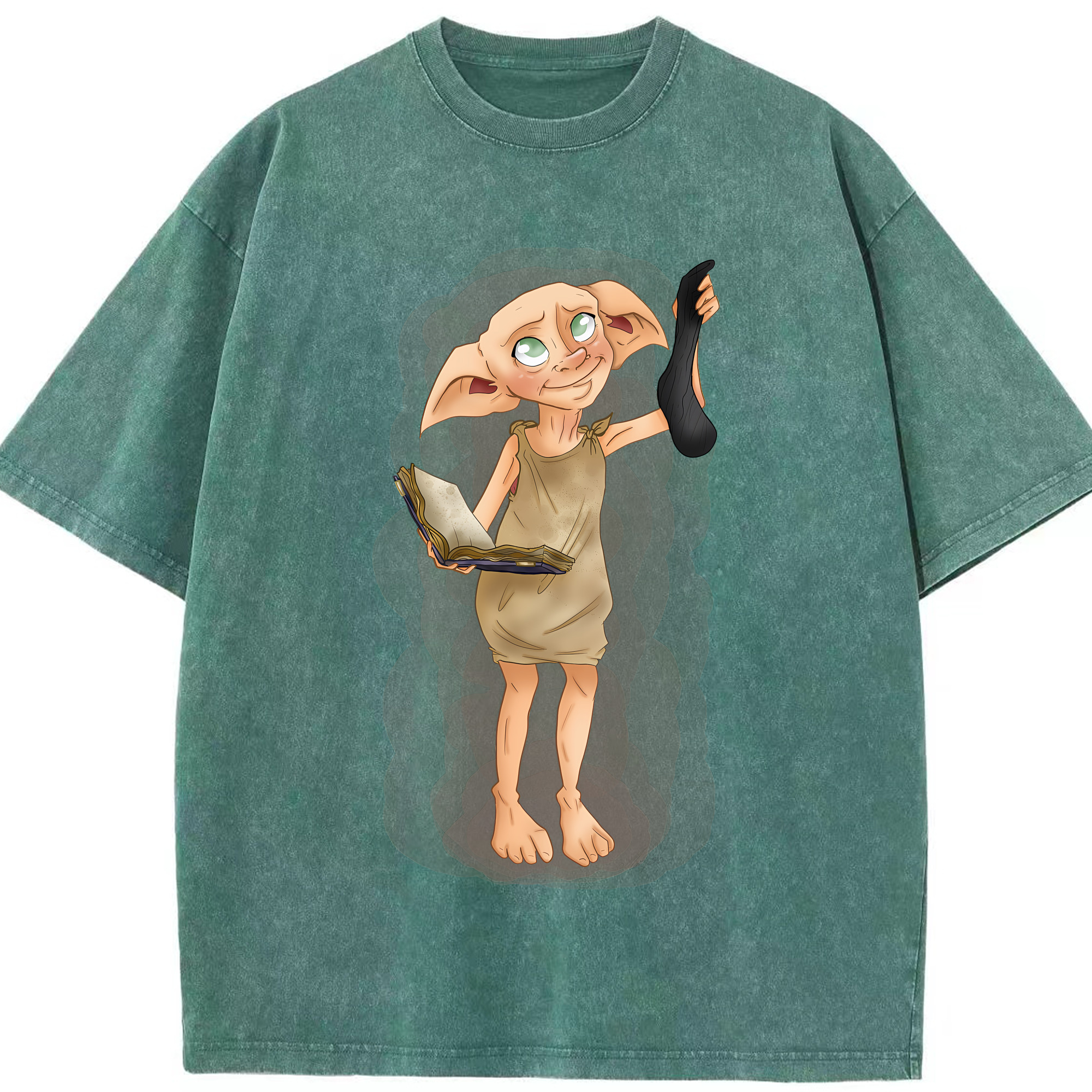 （画像用） Harry Potter ハリー・ポッターシリーズ 綿100% ヴィンテージ風 半袖Tシャツ（フロントプリント）